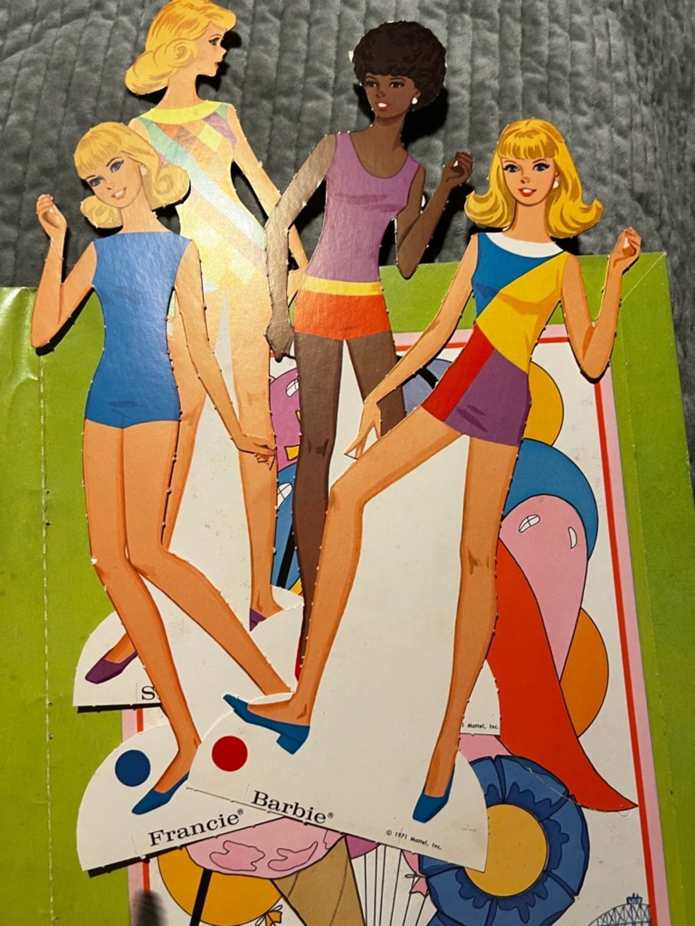 Barbie Vintage Paper doll Book with Barbie and friends - Picture 5 of 14